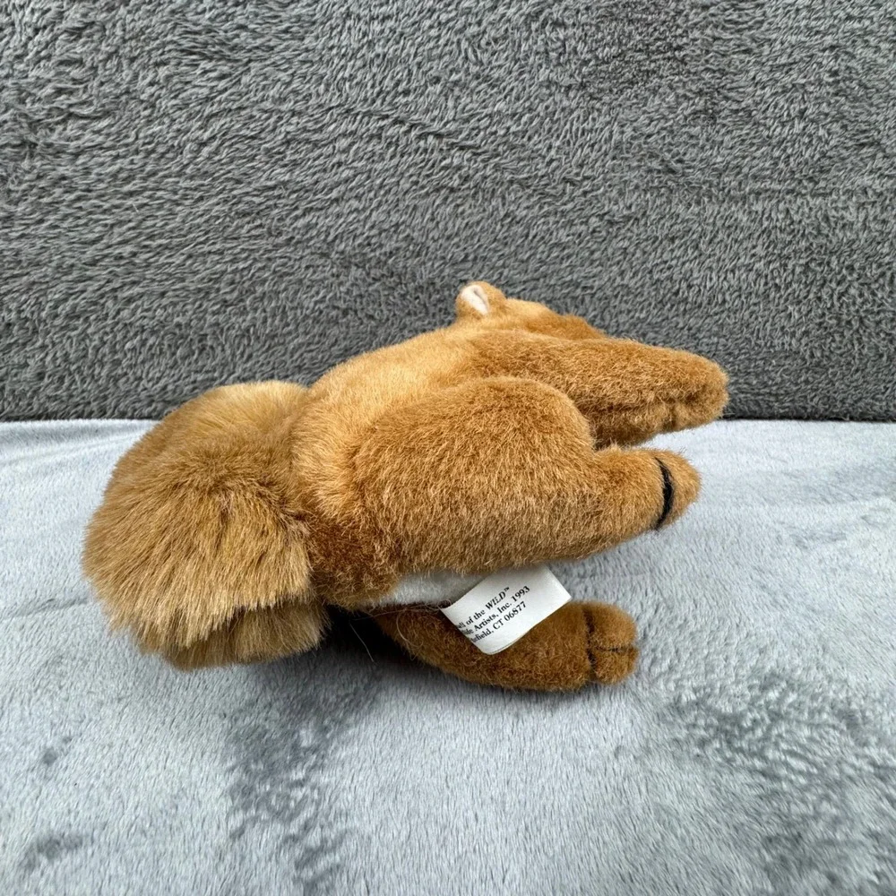 Wildlife Artists Small of the Wild‎ Red Squirrel Plush 1993 Brown New with Tags